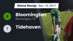 Recap: Bloomington  vs. Tidehaven 2017