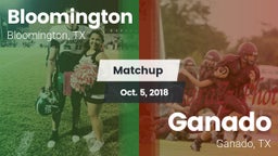 Matchup: Bloomington vs. Ganado  2018