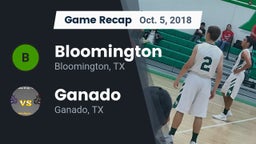 Recap: Bloomington  vs. Ganado  2018