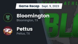 Recap: Bloomington  vs. Pettus  2023