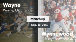 Matchup: Wayne vs. Wynnewood  2016