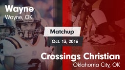 Matchup: Wayne vs. Crossings Christian  2016