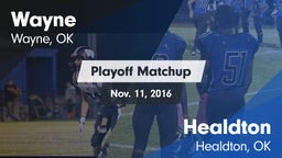 Matchup: Wayne vs. Healdton  2016