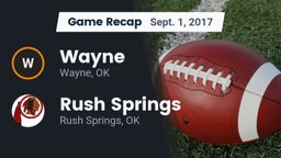Recap: Wayne  vs. Rush Springs  2017