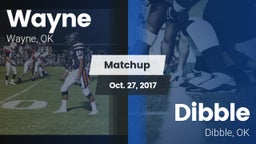 Matchup: Wayne vs. Dibble  2017