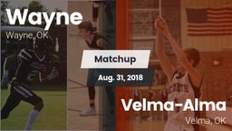 Matchup: Wayne vs. Velma-Alma  2018