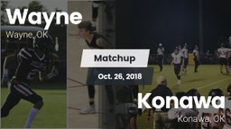 Matchup: Wayne vs. Konawa  2018