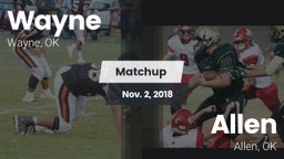 Matchup: Wayne vs. Allen  2018