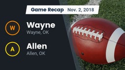 Recap: Wayne  vs. Allen  2018