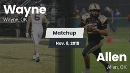 Matchup: Wayne vs. Allen  2019