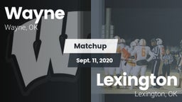 Matchup: Wayne vs. Lexington  2020