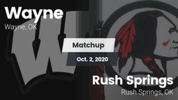 Matchup: Wayne vs. Rush Springs  2020