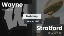 Matchup: Wayne vs. Stratford  2020