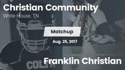 Matchup: Christian Community vs. Franklin Christian 2017