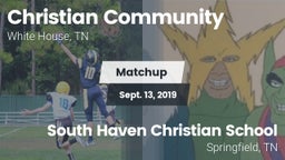 Matchup: Christian Community vs. South Haven Christian School 2019