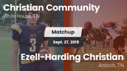 Matchup: Christian Community vs. Ezell-Harding Christian  2019