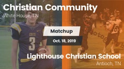 Matchup: Christian Community vs. Lighthouse Christian School 2019