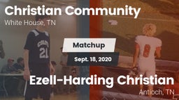 Matchup: Christian Community vs. Ezell-Harding Christian  2020