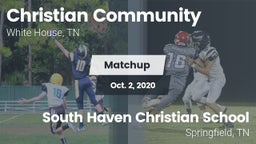 Matchup: Christian Community vs. South Haven Christian School 2020