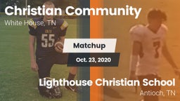 Matchup: Christian Community vs. Lighthouse Christian School 2020