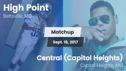 Matchup: High Point vs. Central (Capitol Heights)  2017