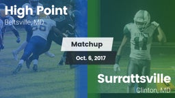 Matchup: High Point vs. Surrattsville  2017