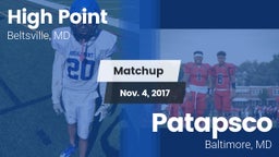 Matchup: High Point vs. Patapsco  2017