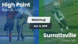 Matchup: High Point vs. Surrattsville  2018
