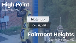 Matchup: High Point vs. Fairmont Heights  2018