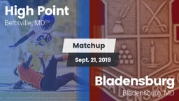 Matchup: High Point vs. Bladensburg  2019