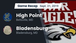 Recap: High Point  vs. Bladensburg  2019