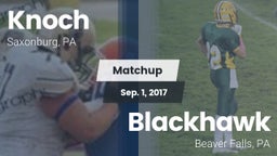 Matchup: Knoch vs. Blackhawk  2017