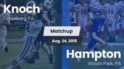Matchup: Knoch vs. Hampton  2018
