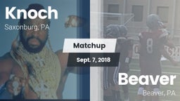 Matchup: Knoch vs. Beaver  2018