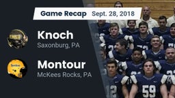 Recap: Knoch  vs. Montour  2018