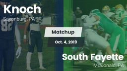 Matchup: Knoch vs. South Fayette  2019