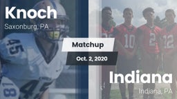 Matchup: Knoch vs. Indiana  2020