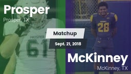 Matchup: Prosper  vs. McKinney  2018