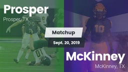 Matchup: Prosper  vs. McKinney  2019