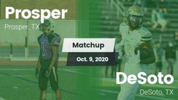 Matchup: Prosper  vs. DeSoto  2020