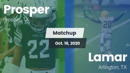 Matchup: Prosper  vs. Lamar  2020