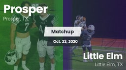 Matchup: Prosper  vs. Little Elm  2020