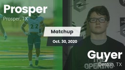 Matchup: Prosper  vs. Guyer  2020