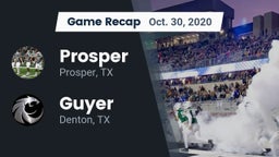 Recap: Prosper  vs. Guyer  2020