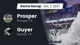 Recap: Prosper  vs. Guyer  2021