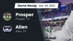 Recap: Prosper  vs. Allen  2021
