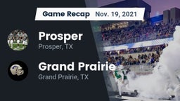 Recap: Prosper  vs. Grand Prairie  2021