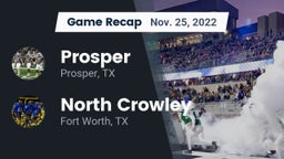 Recap: Prosper  vs. North Crowley  2022