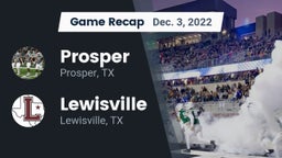 Recap: Prosper  vs. Lewisville  2022