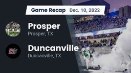 Recap: Prosper  vs. Duncanville  2022